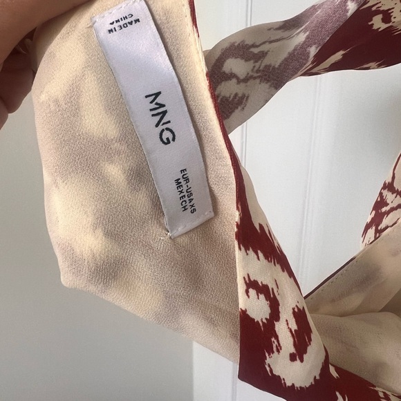 MANGO bow tie jumpsuit - Picture 8 of 8